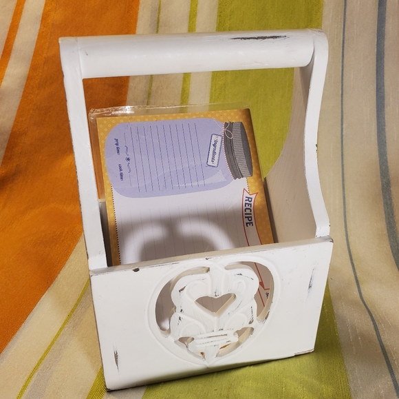 SOLD 💝 Shabby Wood Farmhouse Garden Caddy - Picture 12 of 14